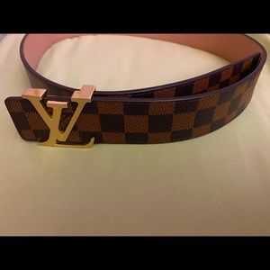 Louis Vuitton Brown Dahmier Belt